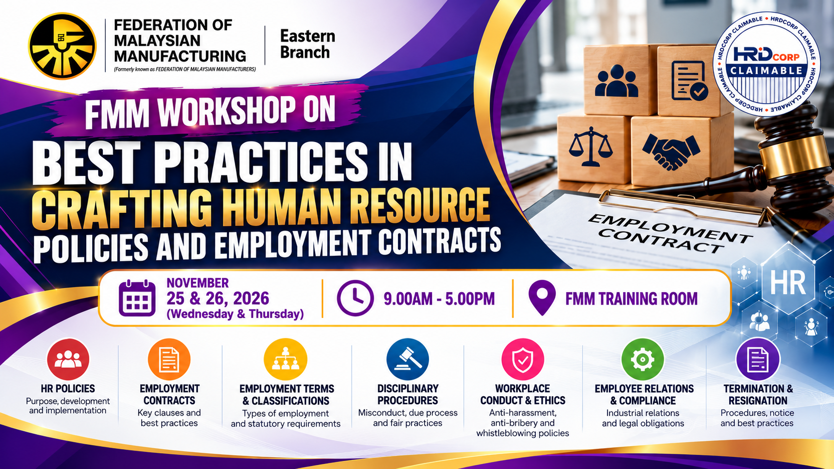 FMM WORKSHOP ON BEST PRACTICES IN CRAFTING HUMAN RESOURCE POLICIES AND EMPLOYMENT CONTRACTS